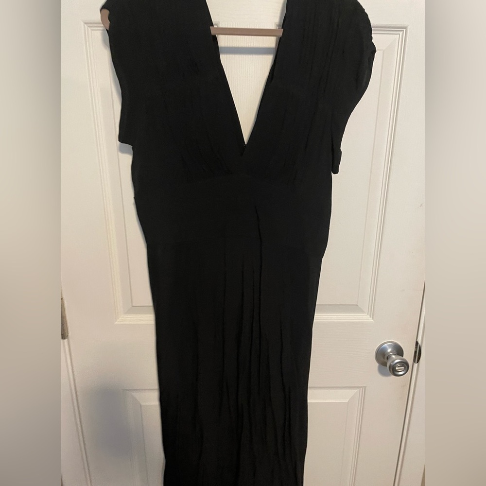 Trash Diva 40s black rayon dress